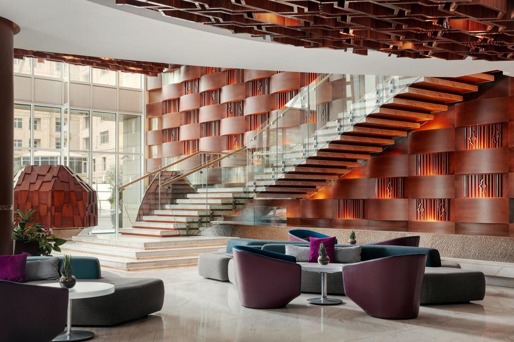 Jw Marriott Absheron Baku Hotel Εξωτερικό φωτογραφία The lobby of the hotel