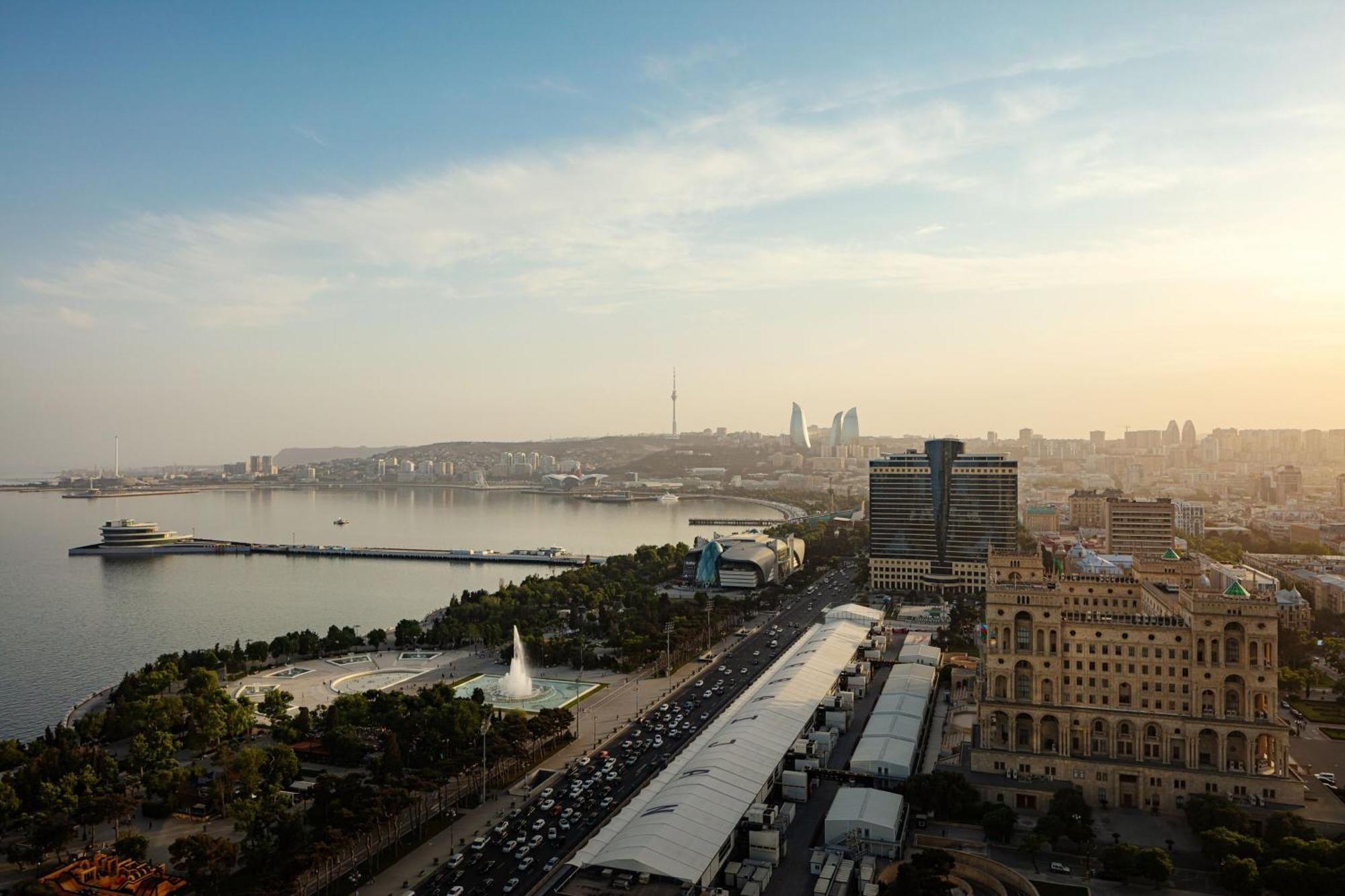 Jw Marriott Absheron Baku Hotel Εξωτερικό φωτογραφία Panoramic view of the city